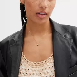 Coach 14 K Gold Heart Pendant Necklace Jewelry Women Gold CWLXE 0216 1 247x247 - Coach 14 K Gold Heart Pendant Necklace Jewelry Women Gold