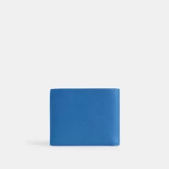 Coach 3 In 1 Wallet With Signature Canvas Interior Wallets Men Multicolor