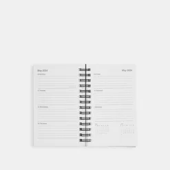 Coach 3 X5 Spiral Diary Book Travel Bag Women Multicolored