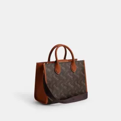 Coach Ace Tote 26 With Horse And Carriage Print Tote Bags Women Multicolor