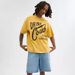 Coach Americana T Shirt Tops Men Yellow UYQGH 4602 1 247x247 - Coach Americana T Shirt Tops Men Yellow
