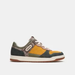 Coach C201 Sneaker In Mixed Signature Fabric Sneakers Men Green
