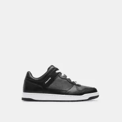 Coach C201 Sneaker In Signature Canvas Sneakers Men Black
