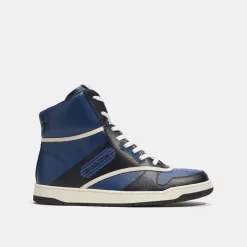 Coach C202 High Top Sneaker Sneakers Men Deep Blue