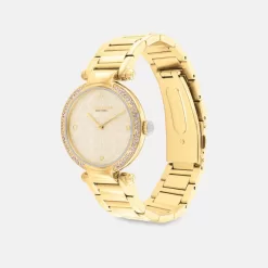 Coach Cary Watch, 34 Mm Watches Women Gold