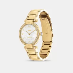 Coach Cary Watch, 34 Mm Watches Women Gold