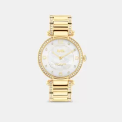 Coach Cary Watch, 34 Mm Watches Women Gold