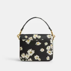 Coach Cassie Crossbody Bag 19 With Floral Print Shoulder Bag Women Black Multicolored