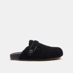 Coach Clog In Shearling Sandals Men Black
