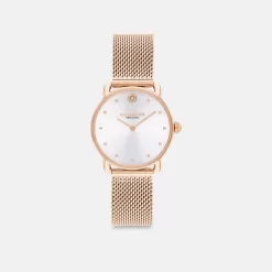 Coach Elliot Watch, 28mm Watches Womens Pink Gold