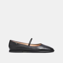 Coach Emilia Mary Jane Flat Shoes Women Black