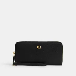 Coach Essential Continental Wallet Large Wallet Women Black