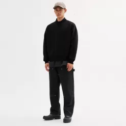 Coach Essential Crewneck Tops Men Black