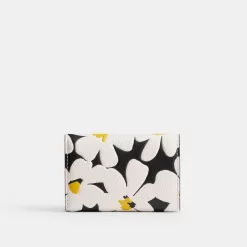 Coach Essential Mini Trifold Wallet With Floral Print Small Wallet Women Multicolored