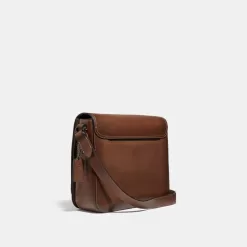 Coach Gotham Messenger Bag 27 Shoulder Bag Men Black Copper Dark