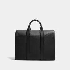 Coach Gotham Portfolio Bag Briefcase Men Black Copper Black