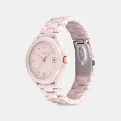 Coach Greyson Watch, 36 Mm Watches Women Pink