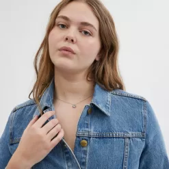 Coach Halo Heart Pendant Necklace Jewelry Women Silver