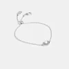Coach Halo Heart Slider Bracelet Jewelry Women Silver