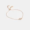 Coach Halo Tea Rose Slider Bracelet Jewelry Women Pink Gold