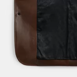 Coach Heritage C Leather Blazer Jackets Men Brown