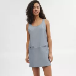 Coach Heritage C Leather Dress Dress Women Blue