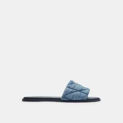 Coach Holly Sandal With Quilting Sandals Women Indigo Blue