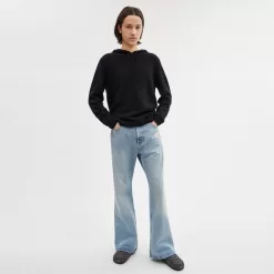 Coach Hooded Sweater Tops Men Black