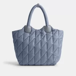 Coach Iris Tote Bag Tote Bags Women Silver Blue