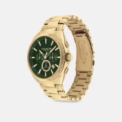 Coach Jackson Watch, 45 Mm Watches Men Gold