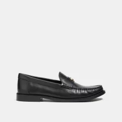 Coach Jolene Loafer Flat Shoes Women Black