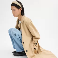 Coach Leather Headband Hats Women White