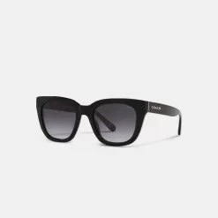 Coach Legacy Stripe Square Sunglasses Eyewear Women Black