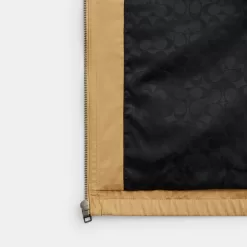 Coach Lightweight Parka Jackets Men Khaki