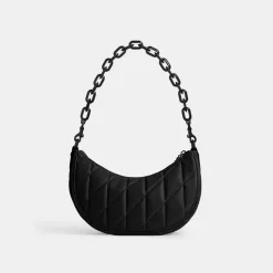 Coach Mira Shoulder Bag With Pillow Quilting Shoulder Bag Women Blue Gray Black