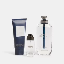 Coach Open Road Eau De Toilette 3 Piece Gift Set Fragrance Men Multicolor