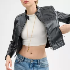 Coach Skeletal Rexy Long Pendant Necklace Jewelry Women Gold Multicolor