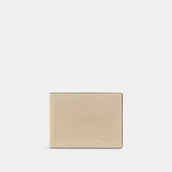 Coach Slim Billfold Wallet Wallets Men White