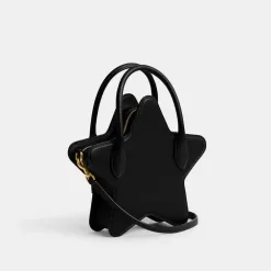 Coach Star Bag In Regenerative Leather Shoulder Bag Women Black