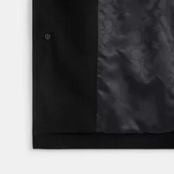 Coach Suede Fringe Jacket Jackets Men Black