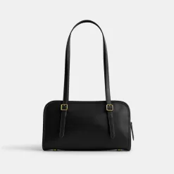 Coach Swing Zip Shoulder Bag Women Black