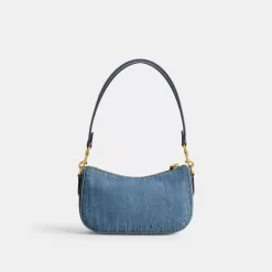 Coach Swinger Bag 20 Shoulder Bag Women Indigo