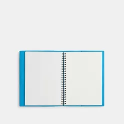 Coach The Lil Nas X Drop Notebook Travel Bag Women Silver Blue