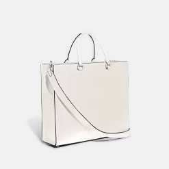 Coach Tote Bag 40 With Signature Canvas Tote Bags Women Multicolored